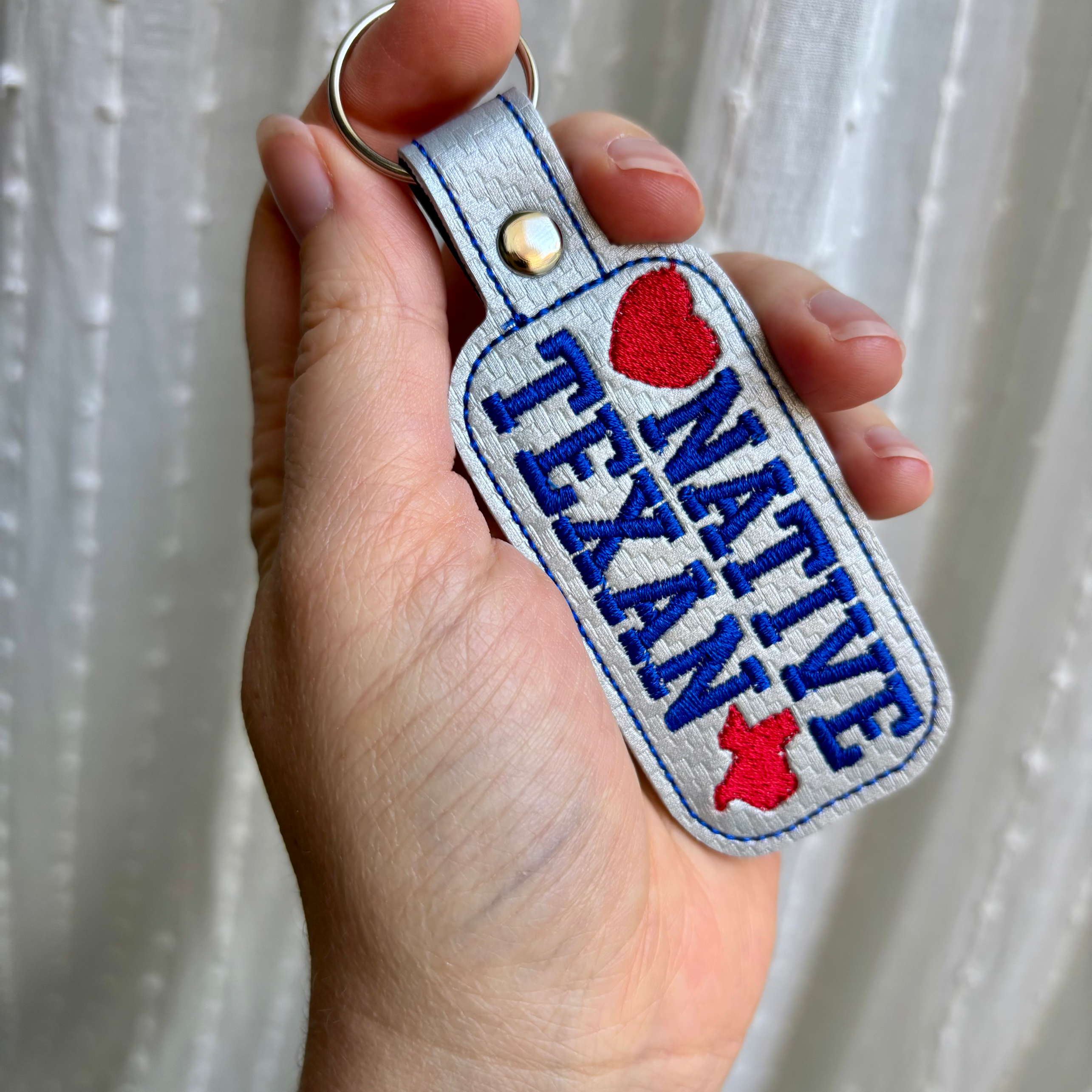 Native Texan Keychain