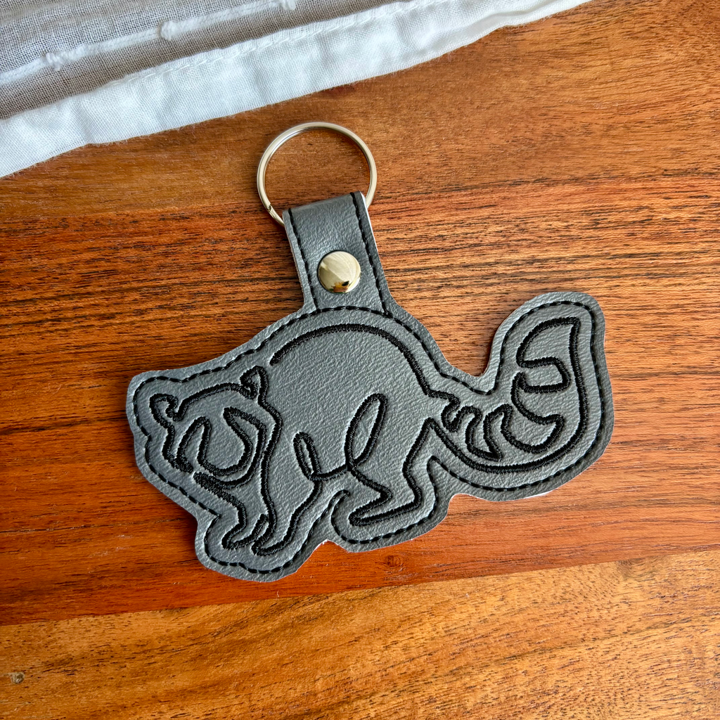 Raccoon Keychain