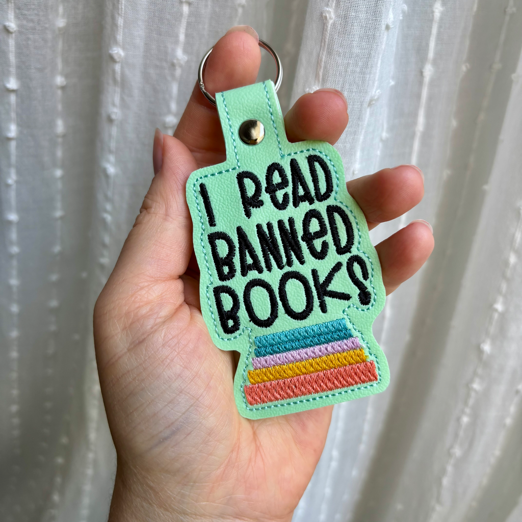 Read Banned Books Keychain