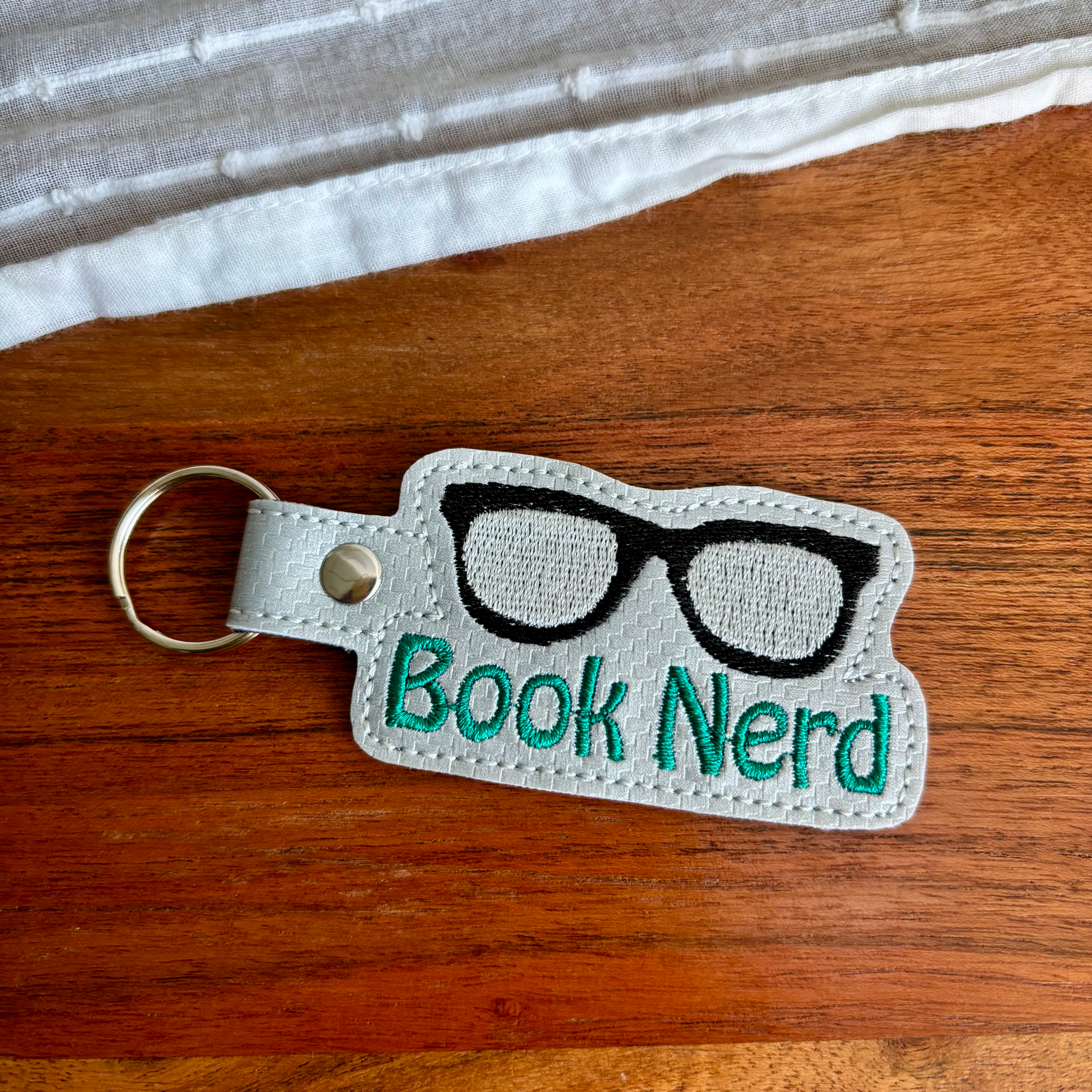 Book Nerd Keychain