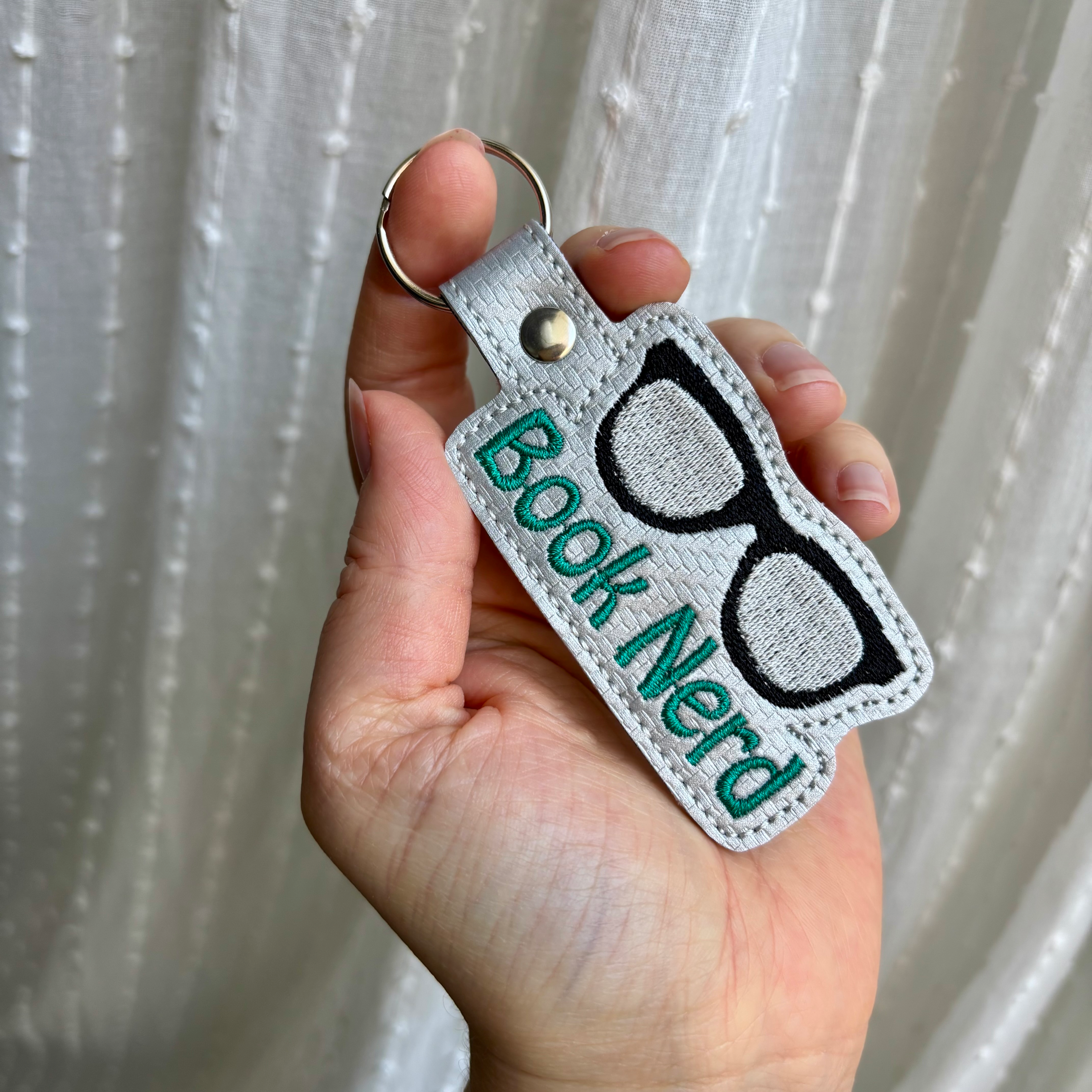 Book Nerd Keychain