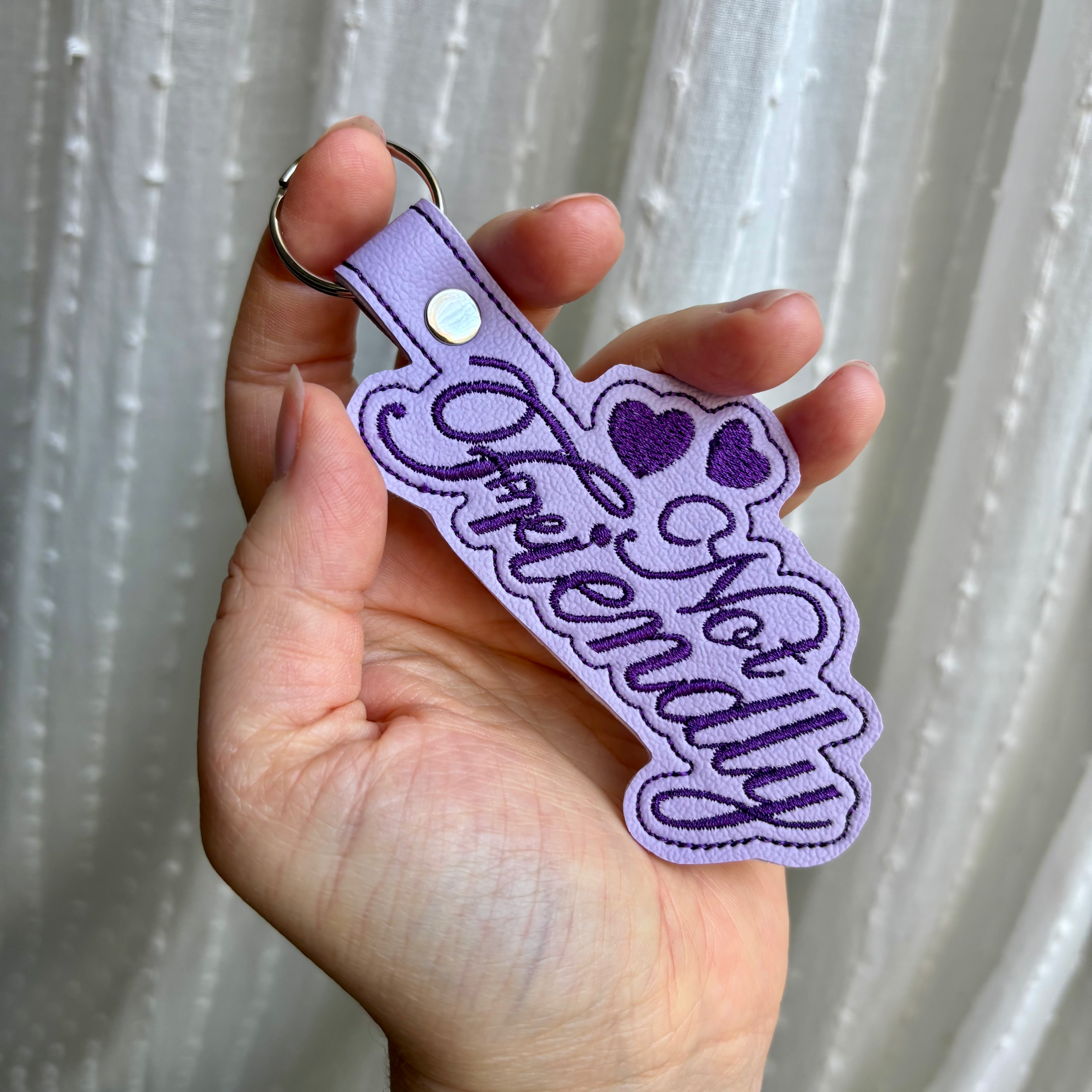 Not Friendly Keychain