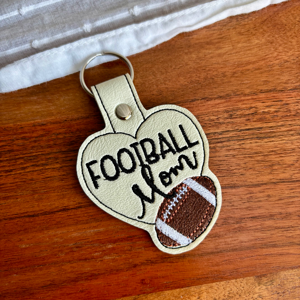 Football Mom Keychain