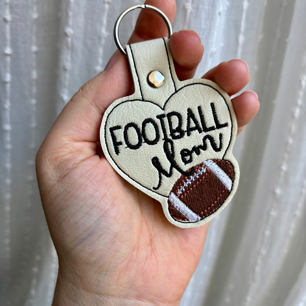 Football Mom Keychain