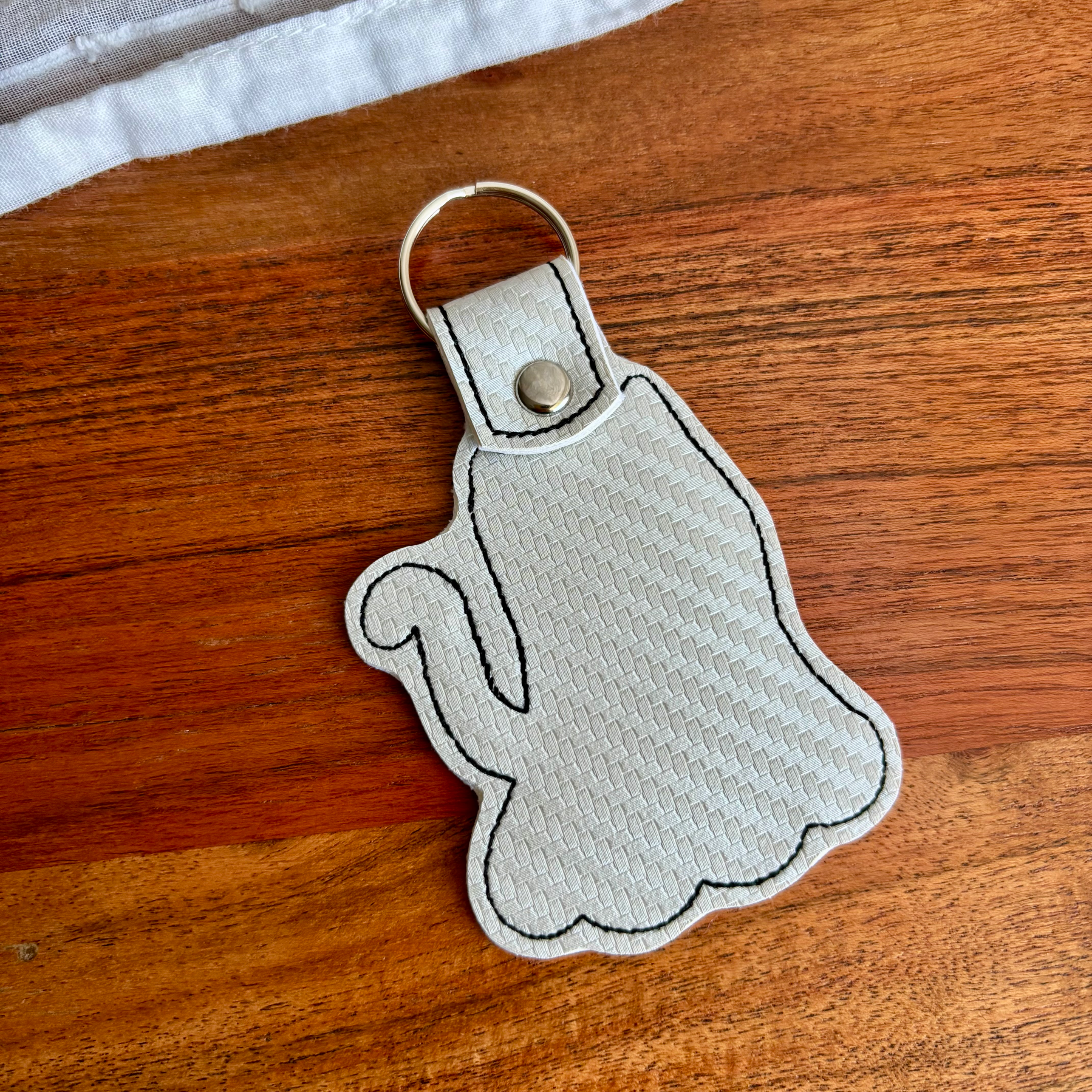 Ghost Kitty Keychain