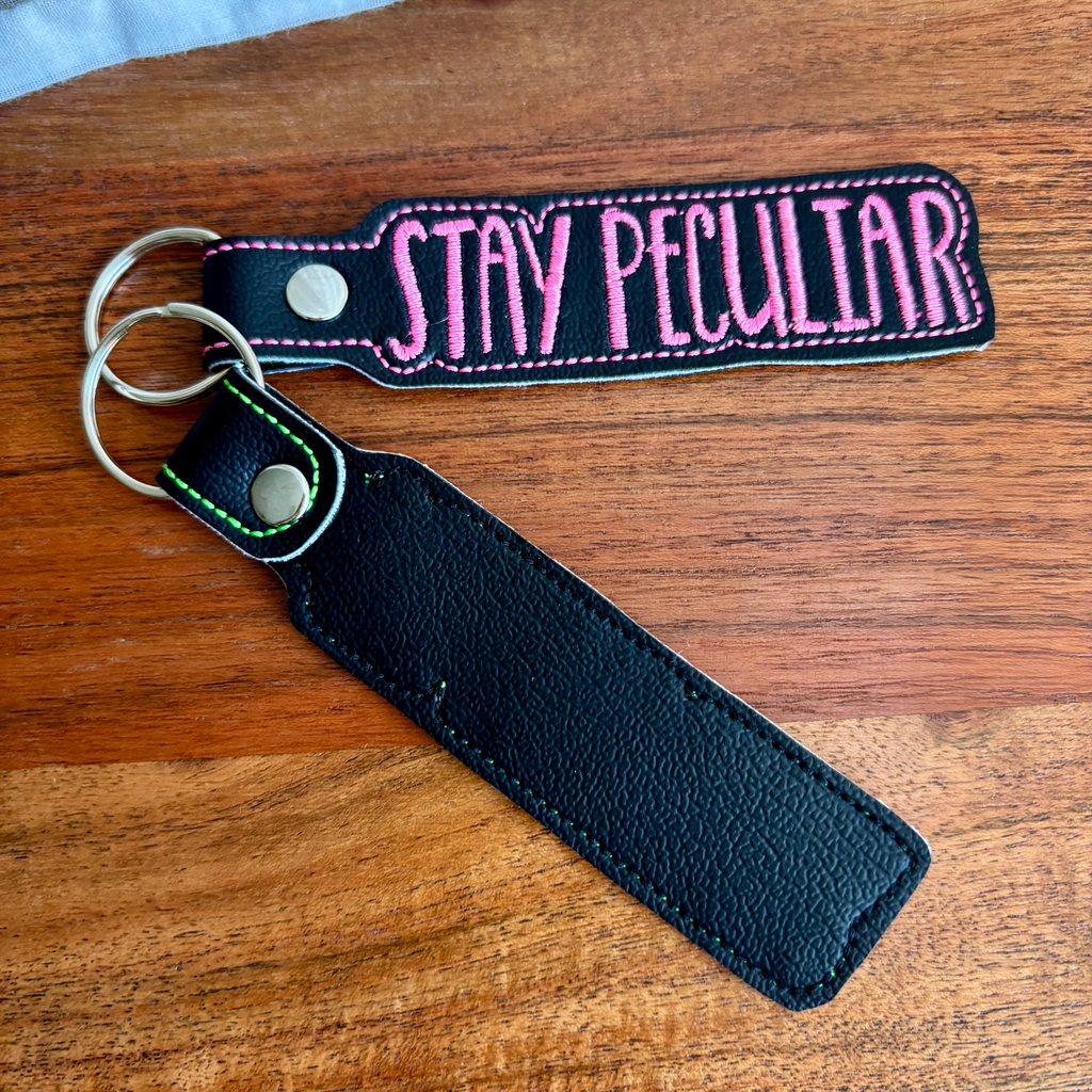 Stay Peculiar Keychain