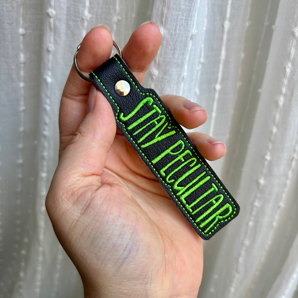 Stay Peculiar Keychain