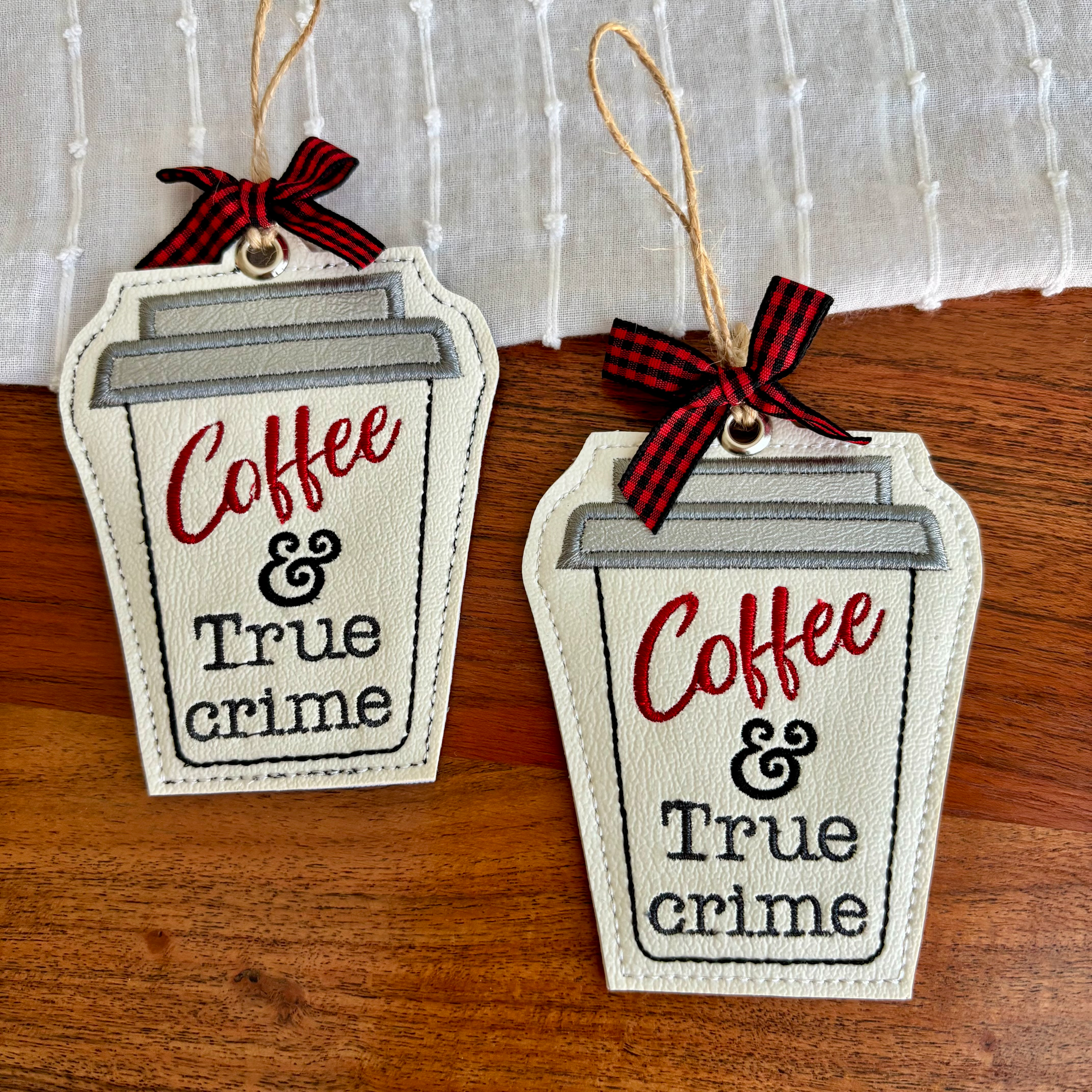 Coffee & True Crime Ornament