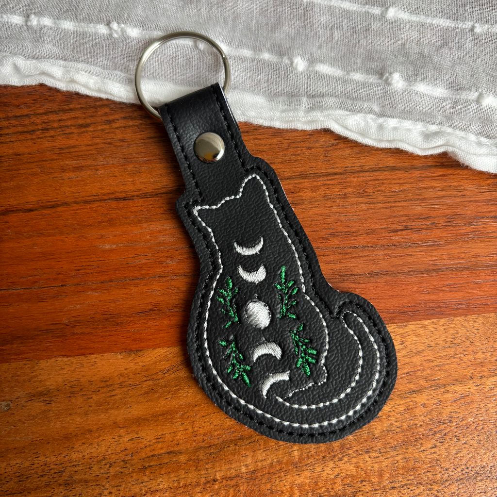 Black Cat Keychain
