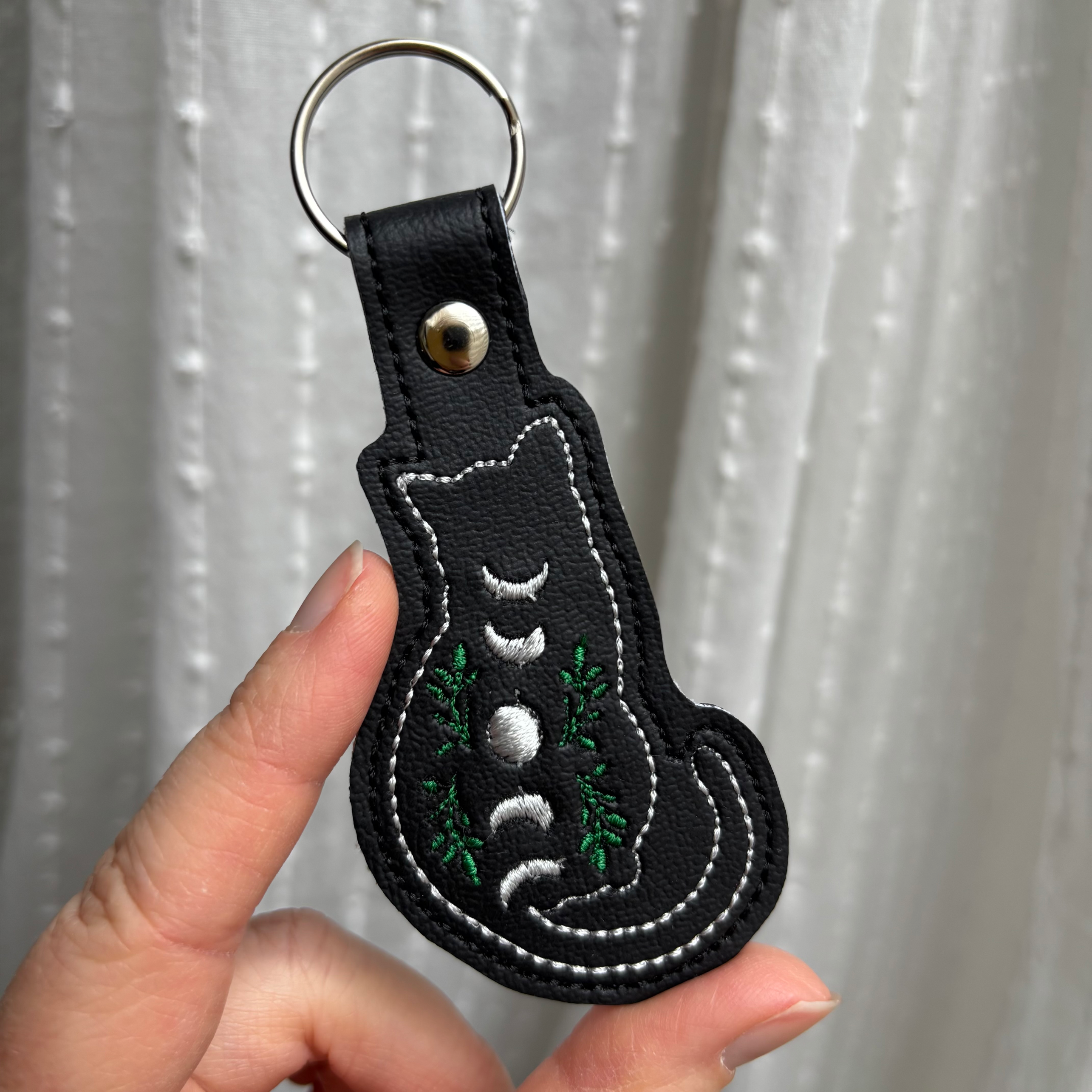 Black Cat Keychain