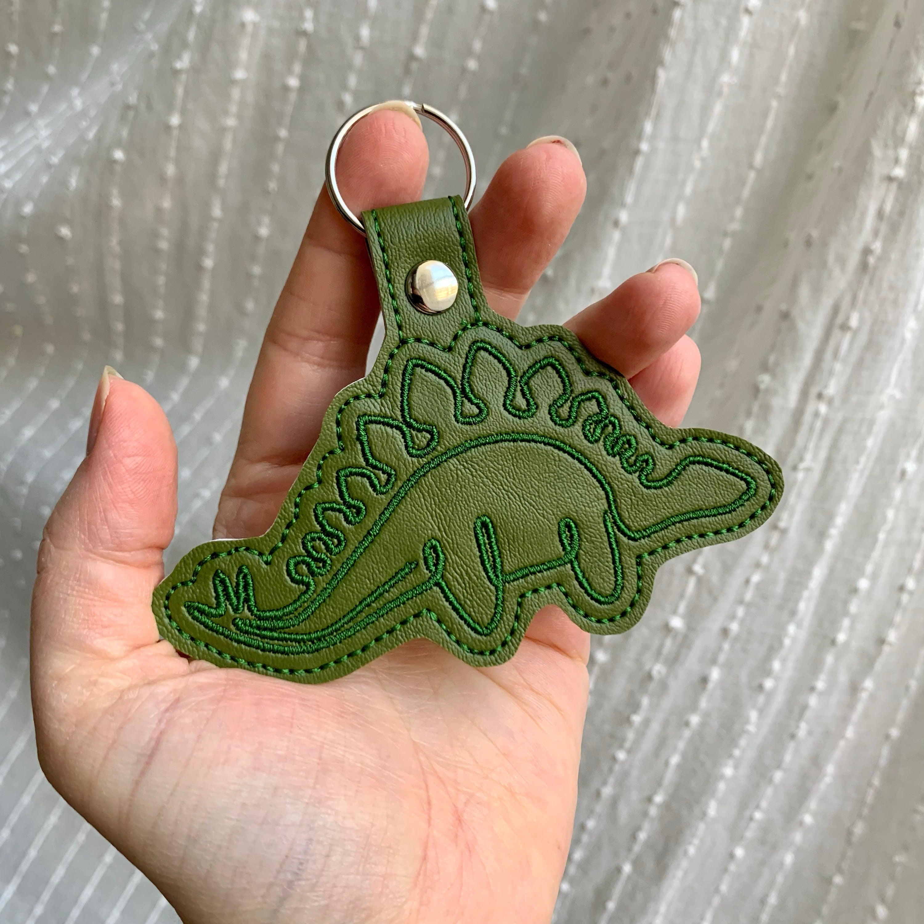 Stegosaurus Keychain