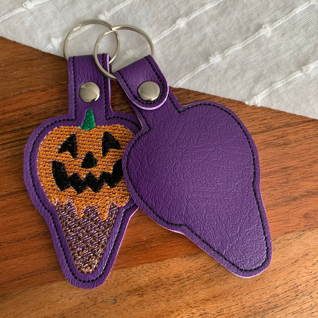 Pumpkin Ice Cream Keychain