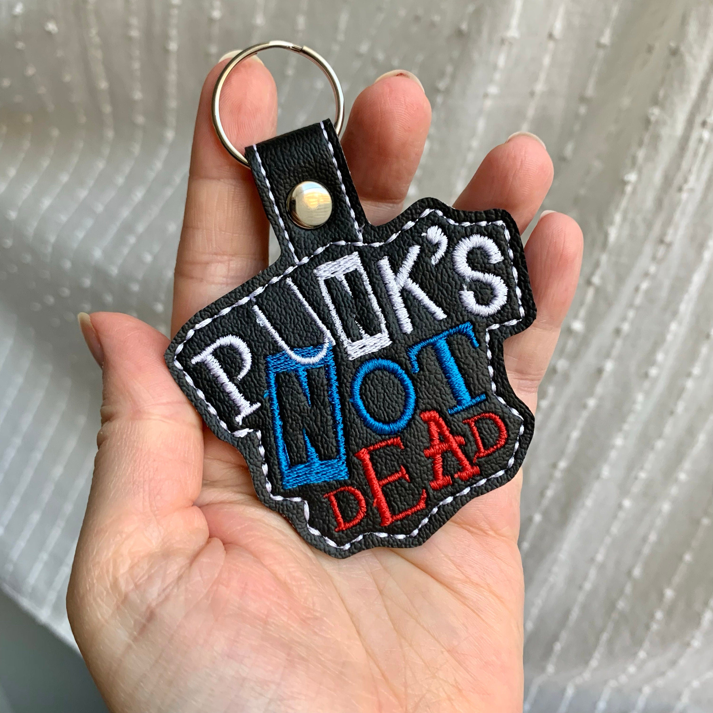 Punk's Not Dead Keychain