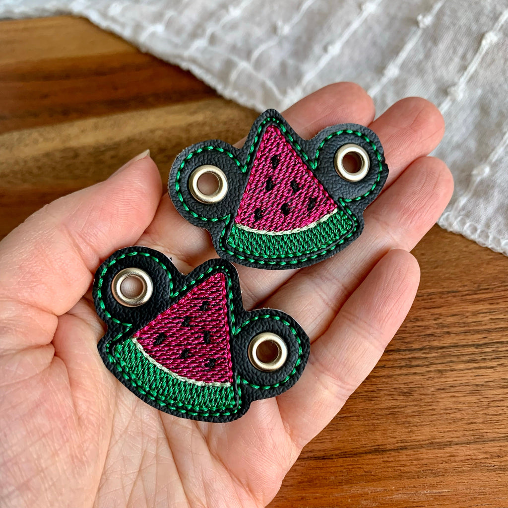 Watermelon Shoe Charms