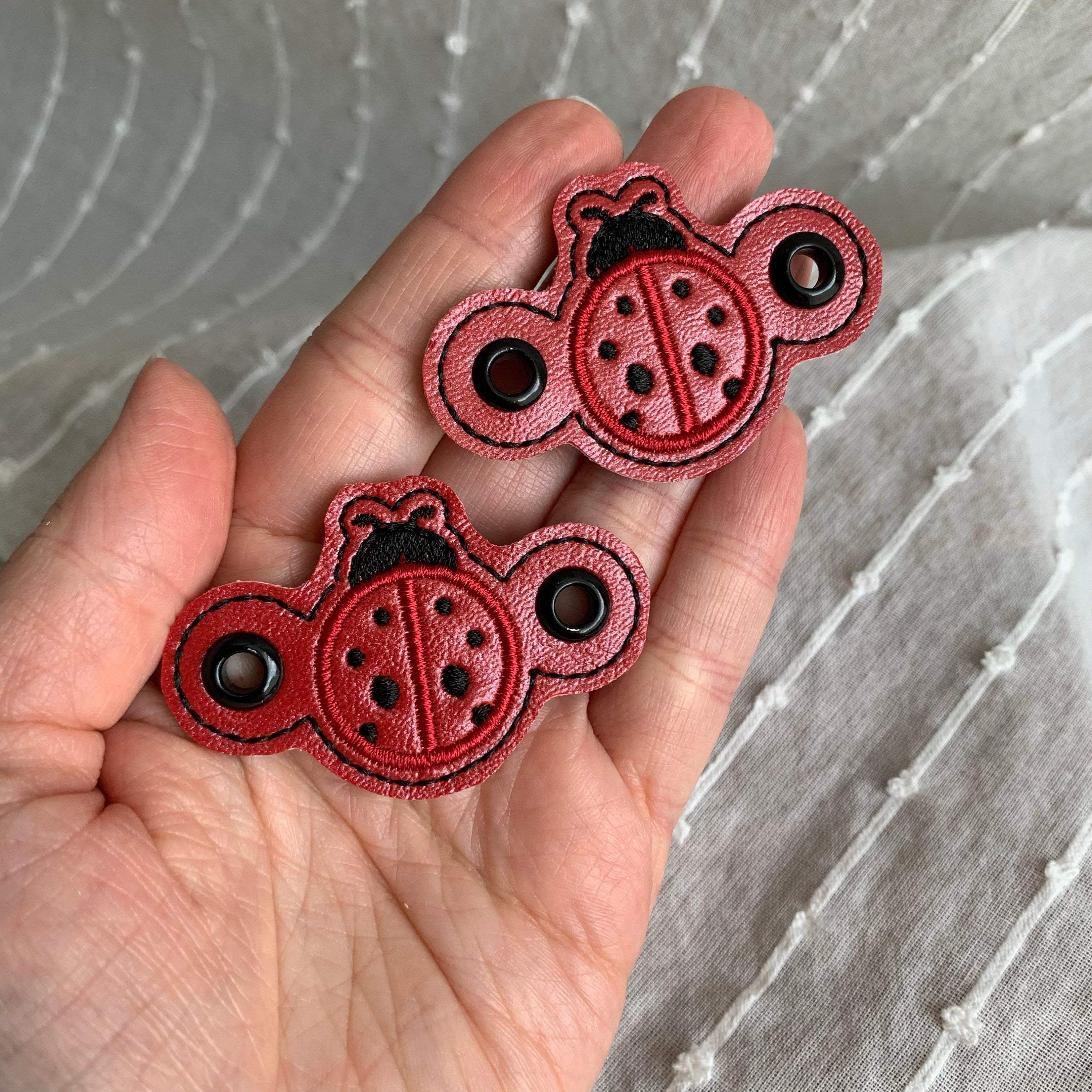 Ladybug Shoe Charms