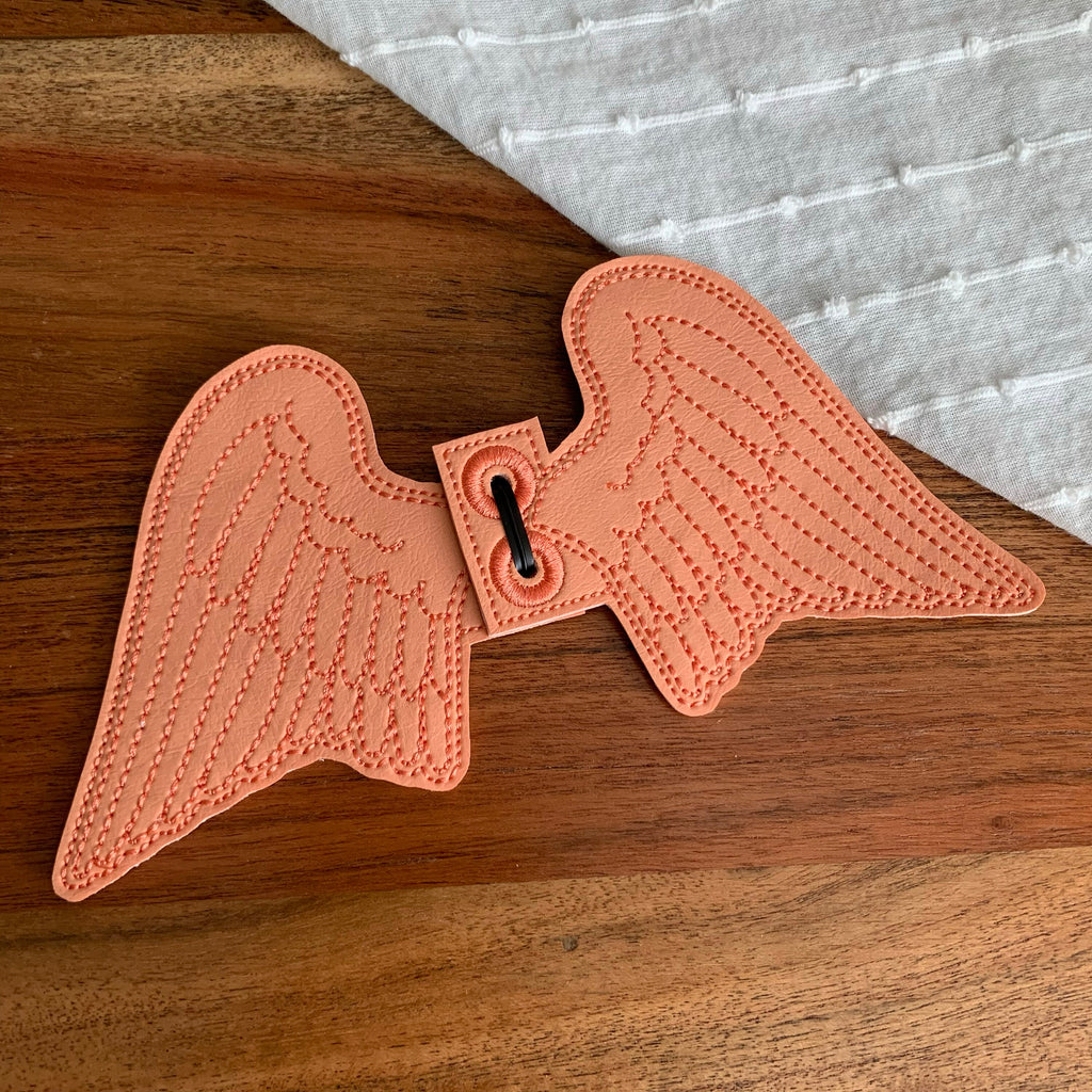 Peach Shoe Wings