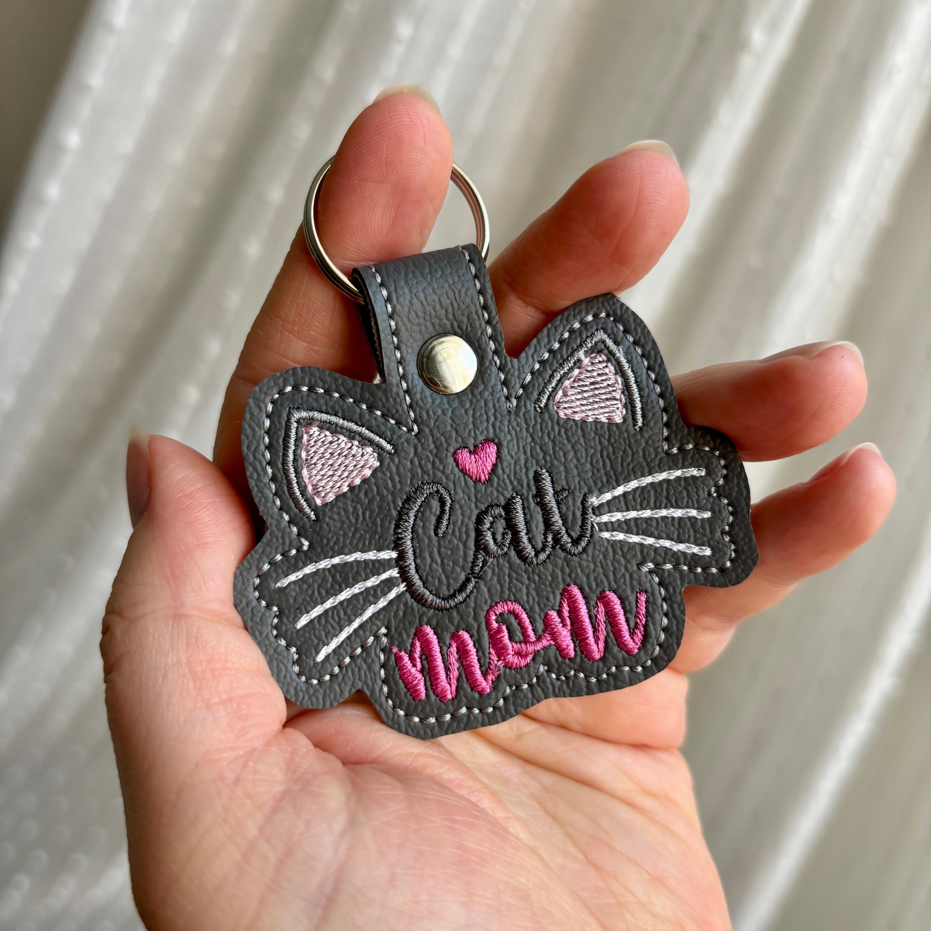 Cat Mom Key Chain