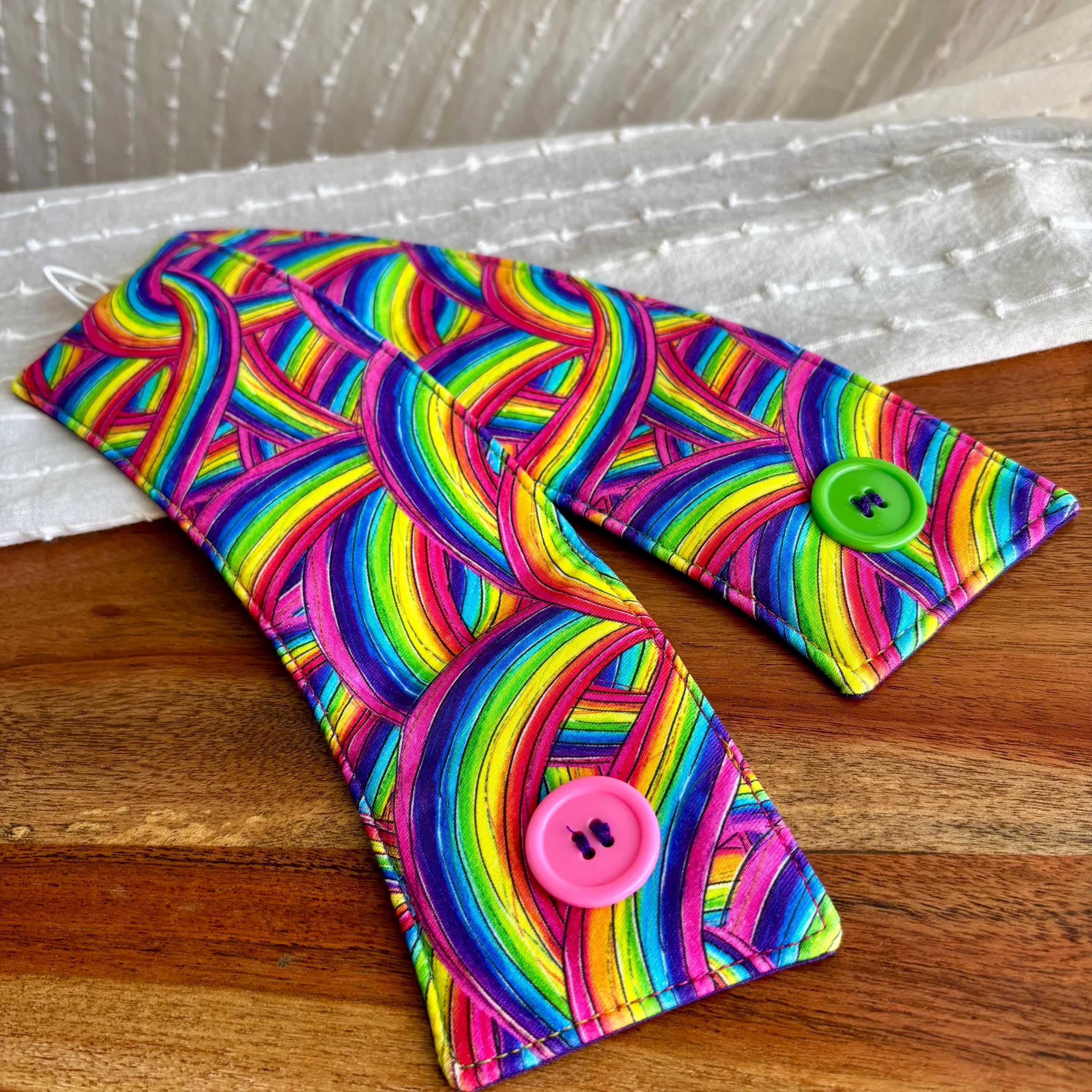 Rainbow Reusable Coffee Cozy