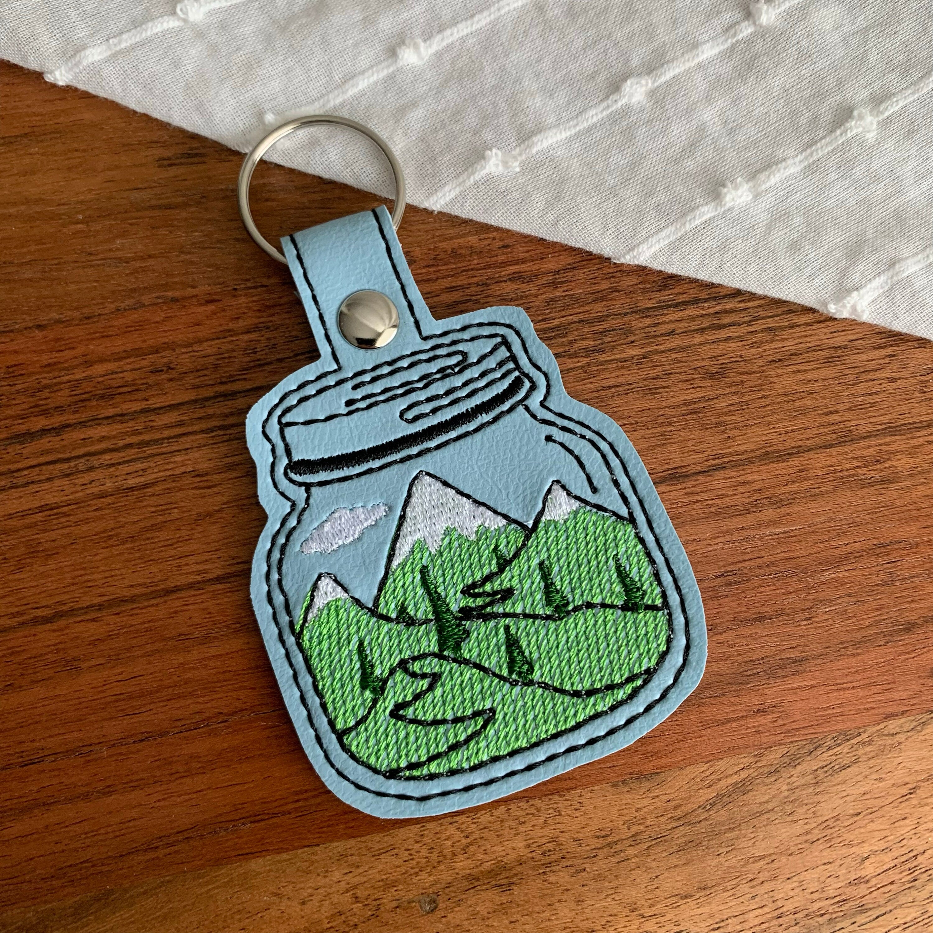 Mountain Range Keychain