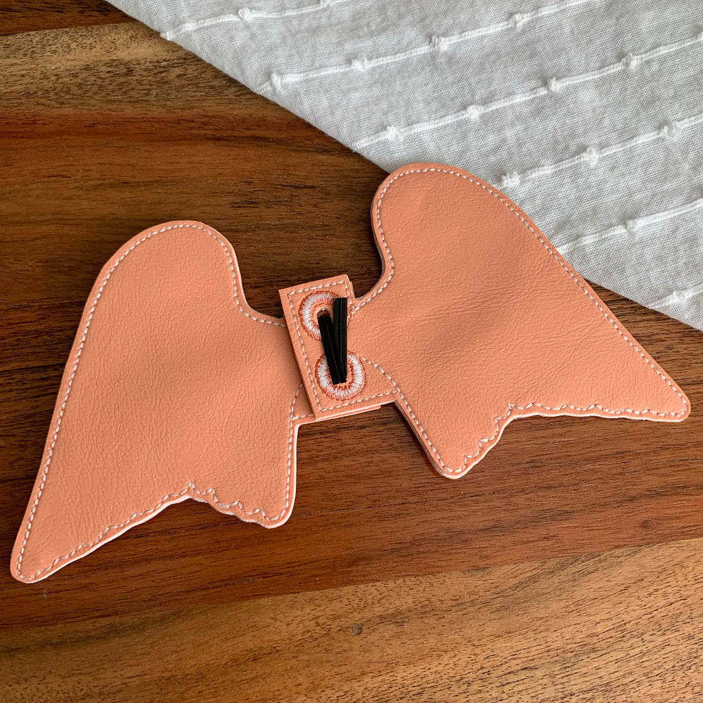 Peach Shoe Wings