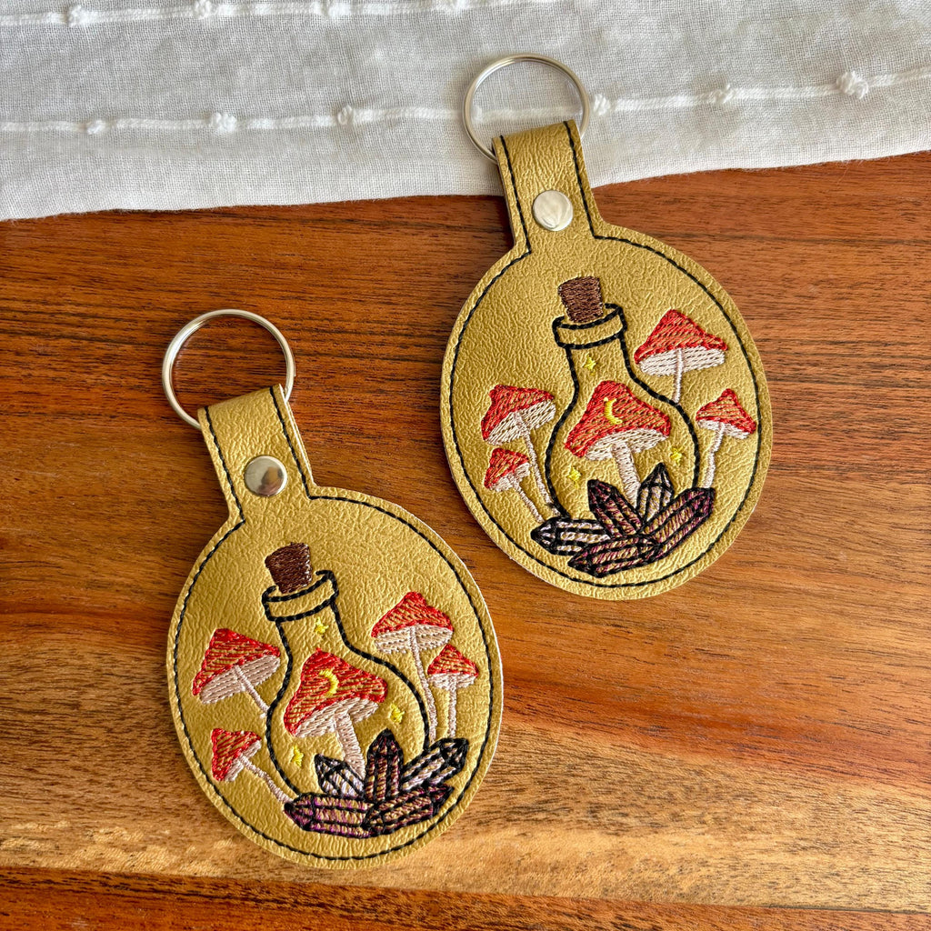 Mushroom Keychain