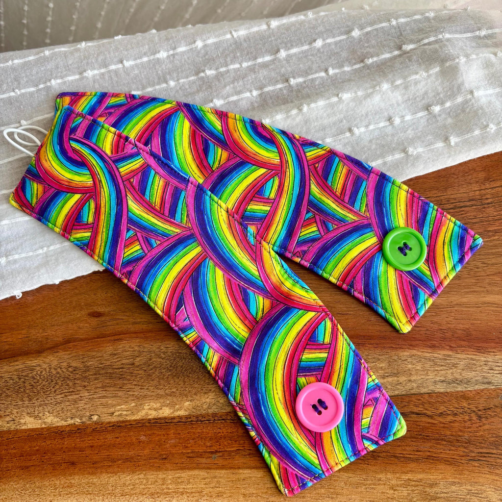 Rainbow Reusable Coffee Cozy