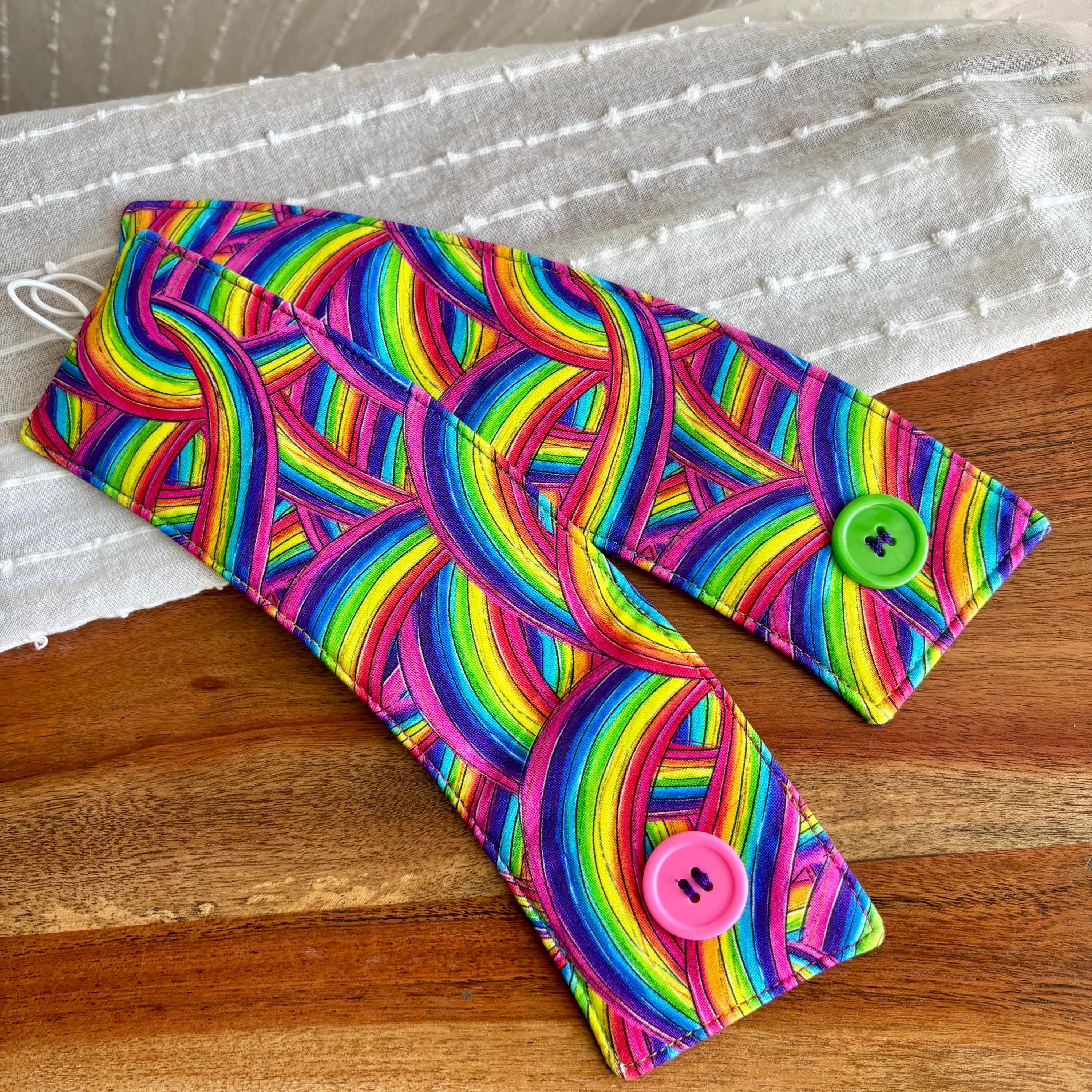 Rainbow Reusable Coffee Cozy