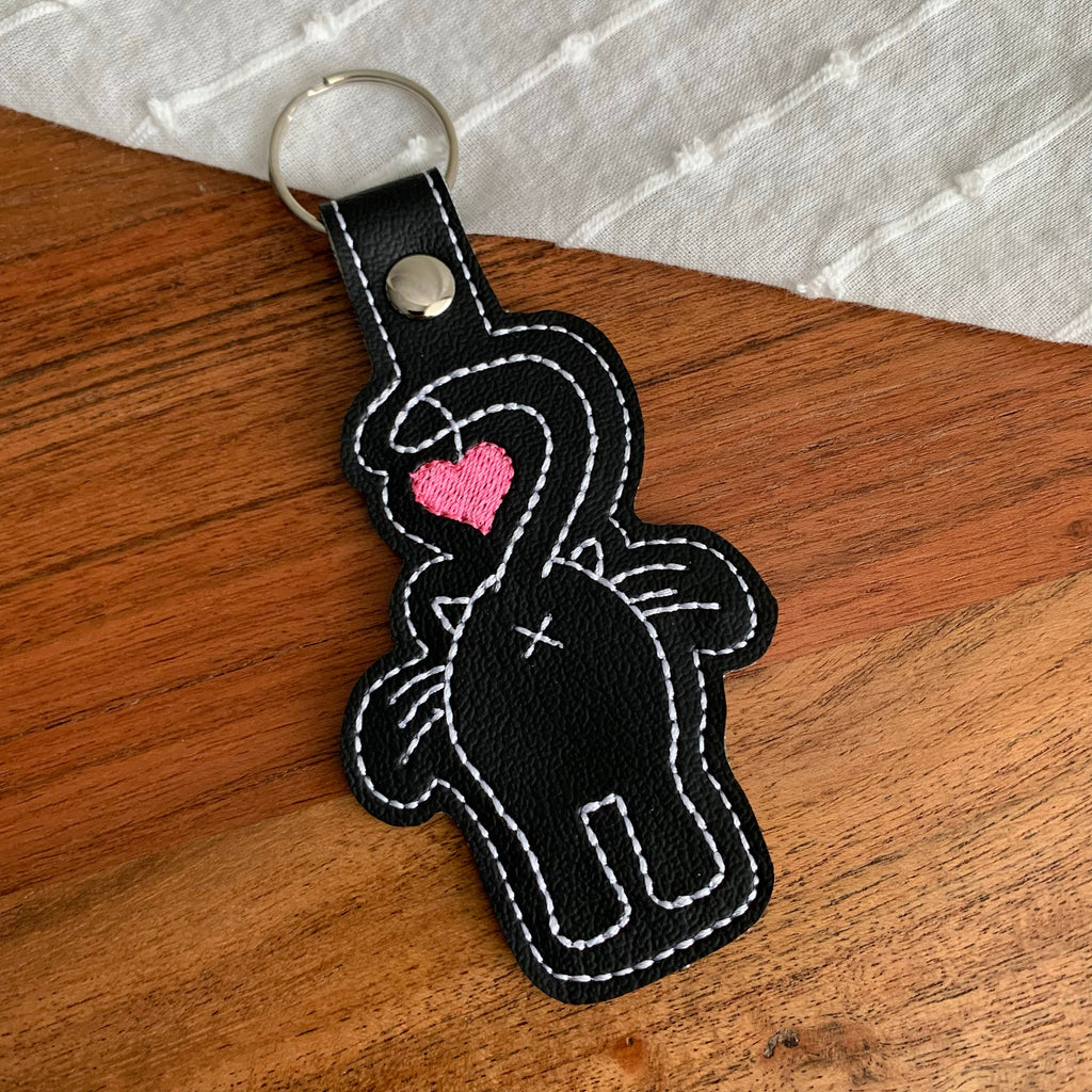 Cat Butt Keychain