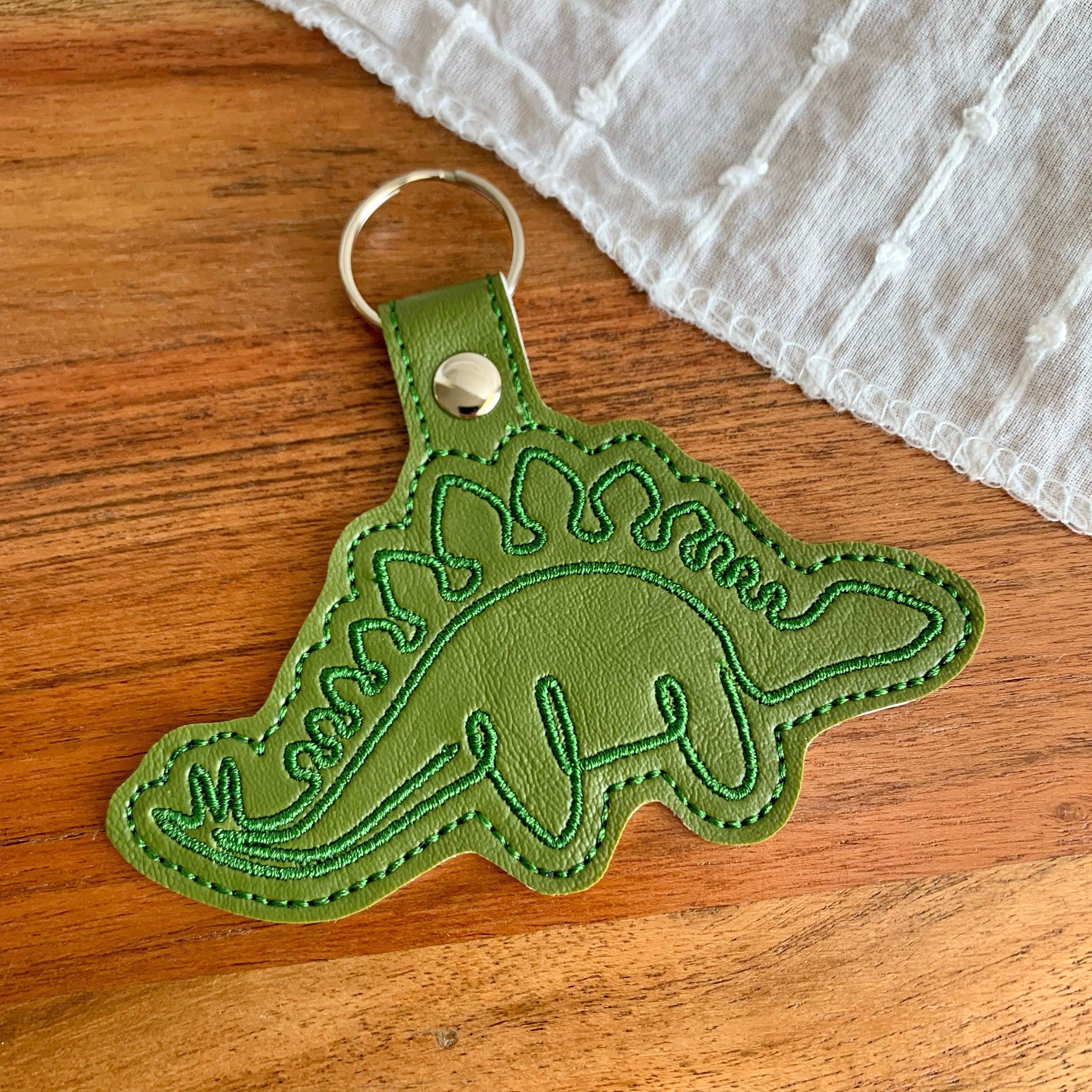 Stegosaurus Keychain