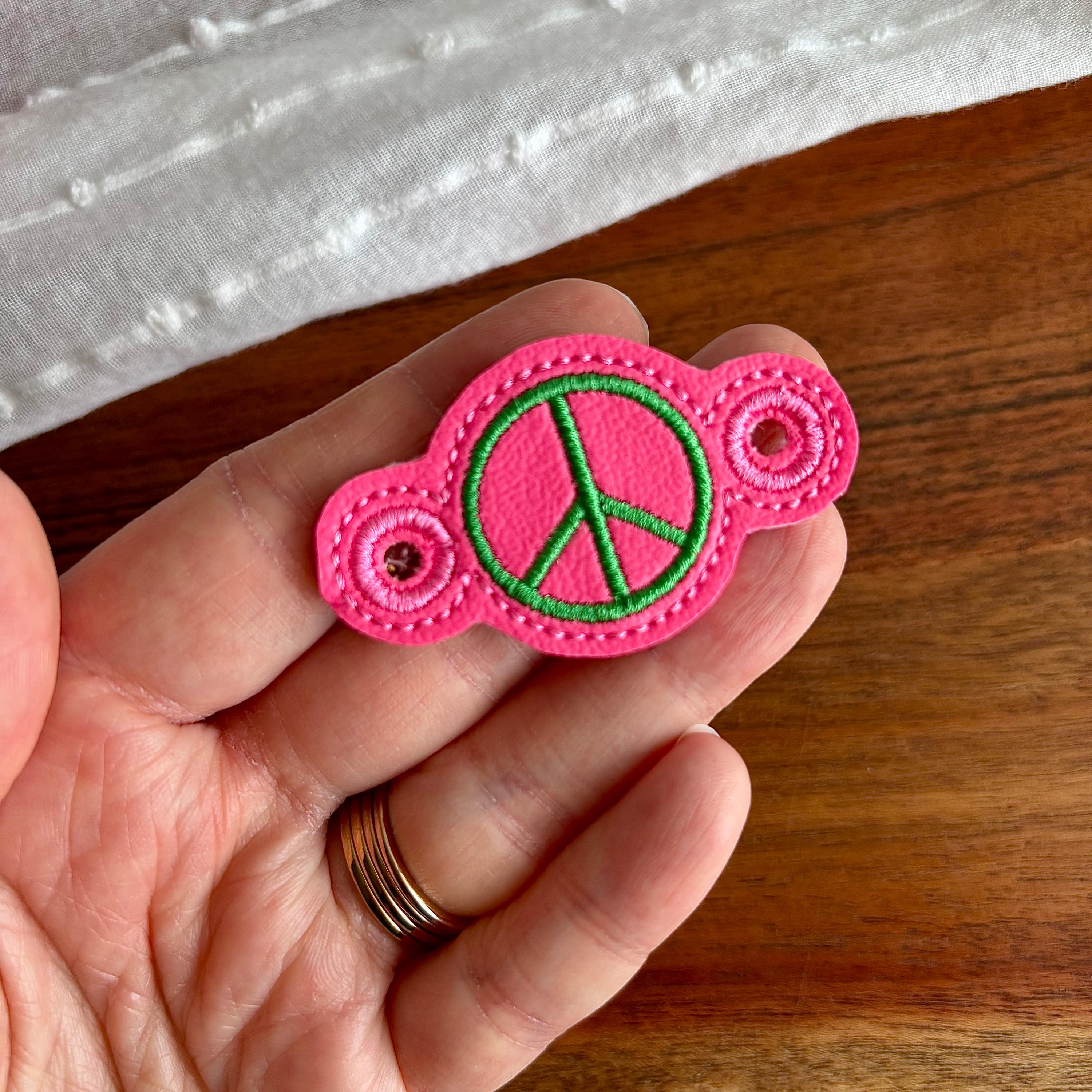 Peace Sign Shoe Charms