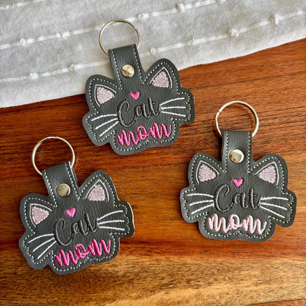 Cat Mom Key Chain