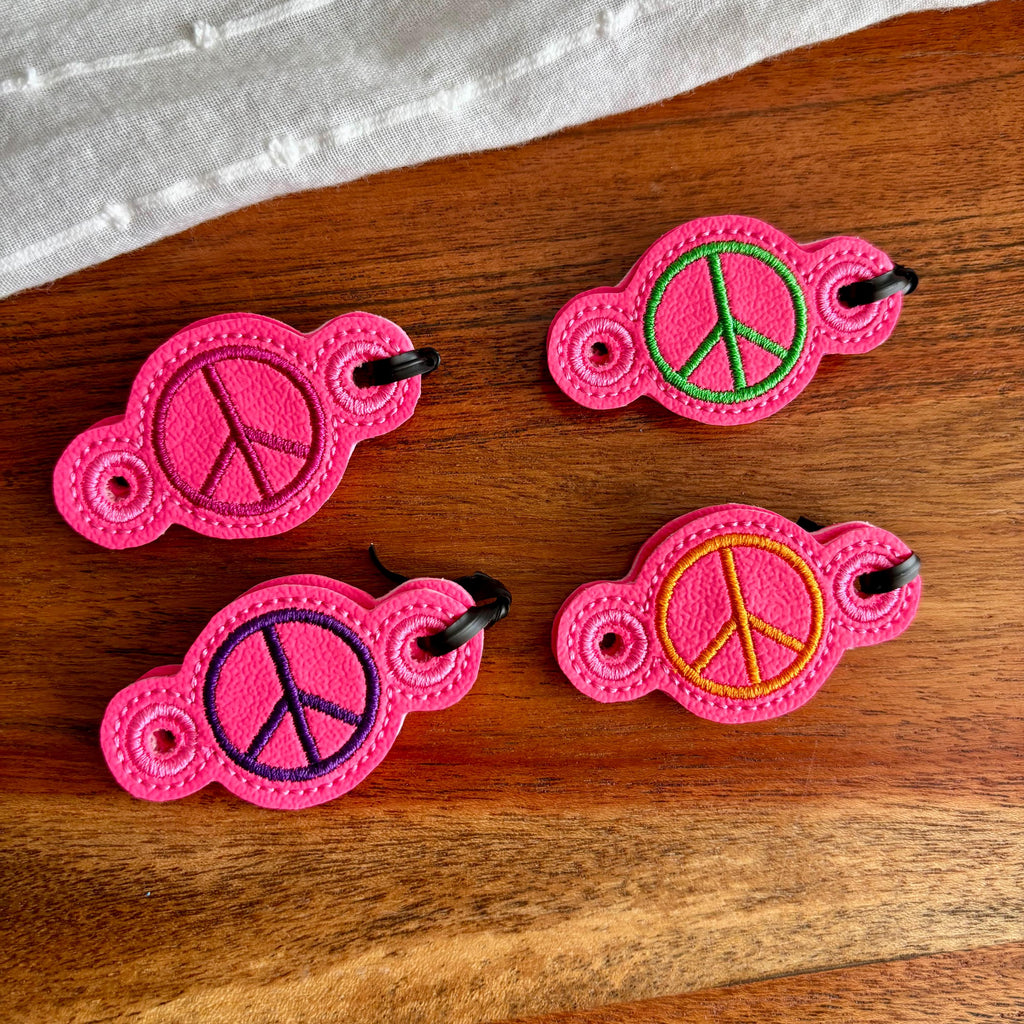 Peace Sign Shoe Charms