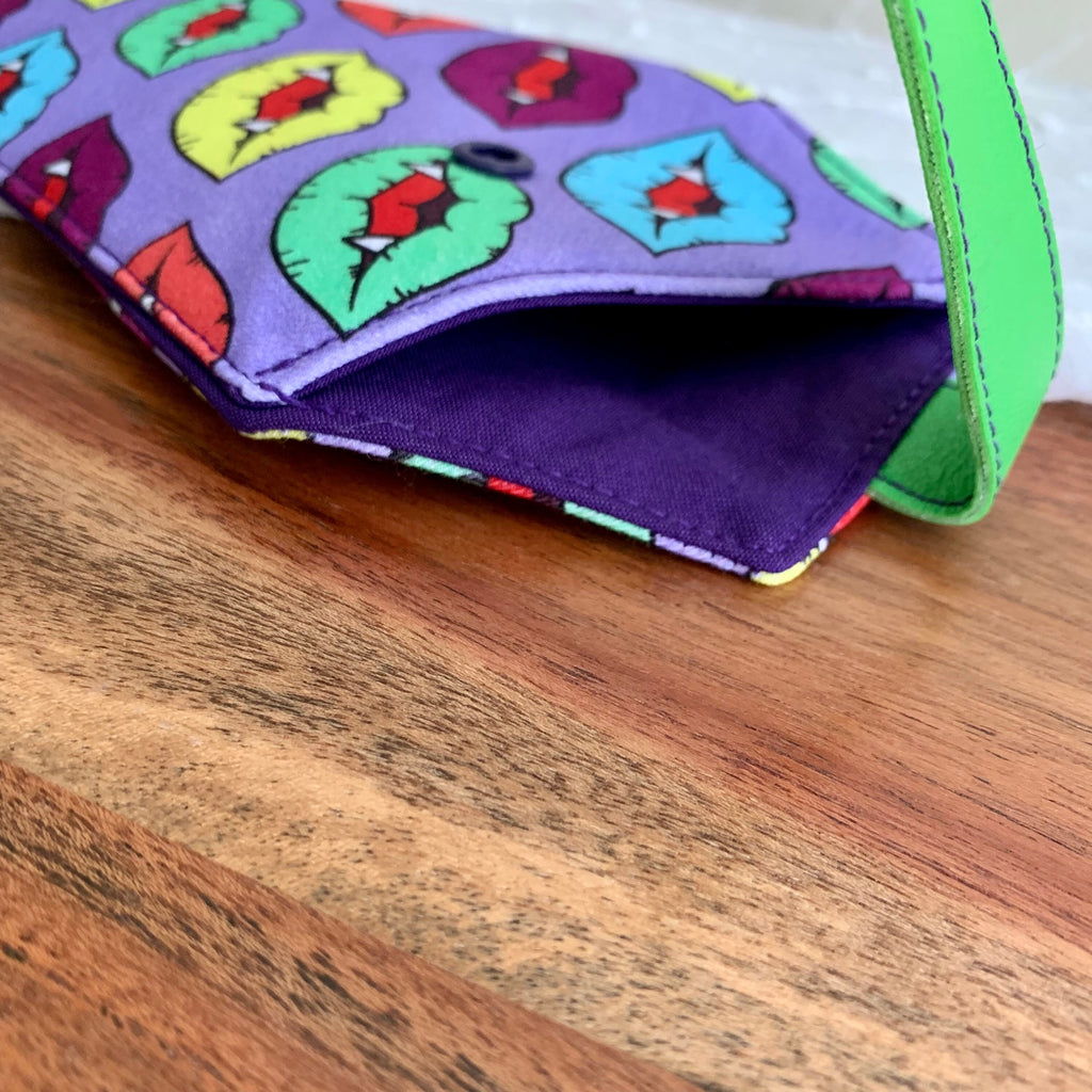 Vampire Teeth Coffin Sunglasses Case