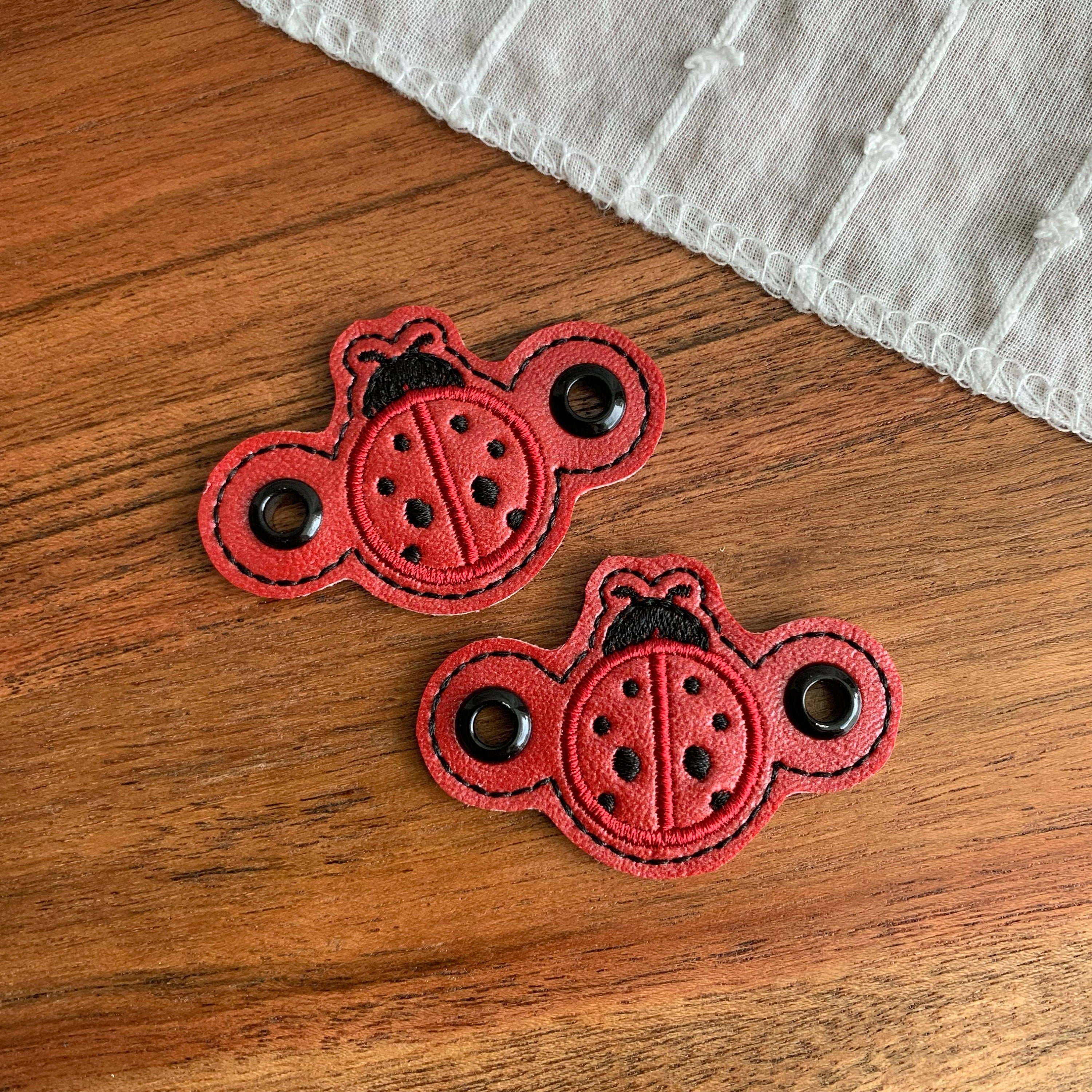 Ladybug Shoe Charms