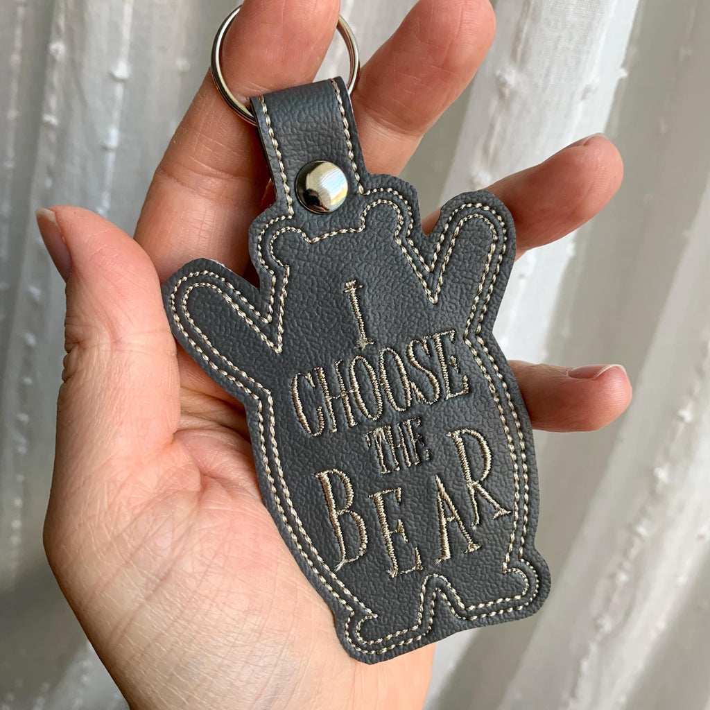 I Choose The Bear Keychain
