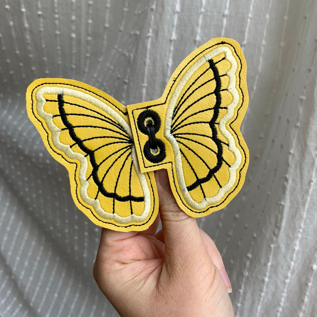 Yellow Butterfly Shoe Wings