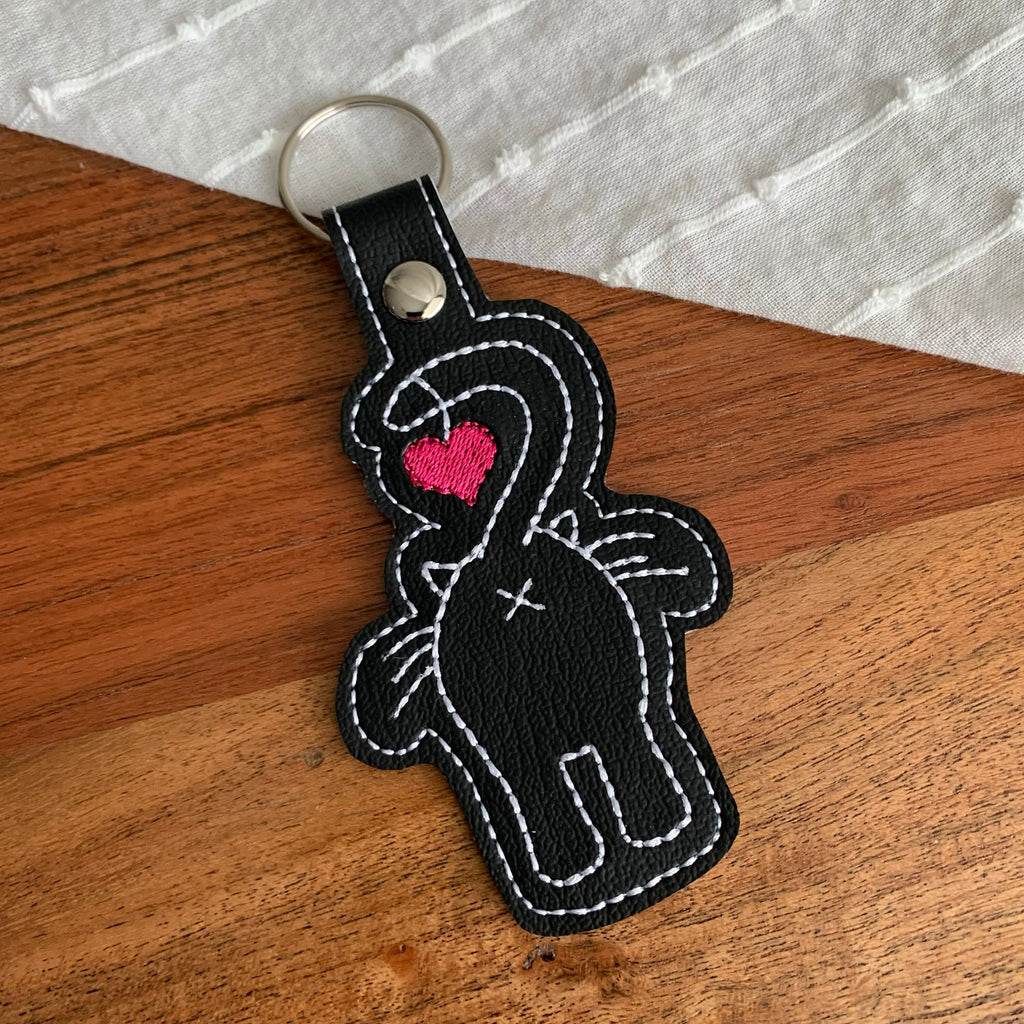Cat Butt Keychain