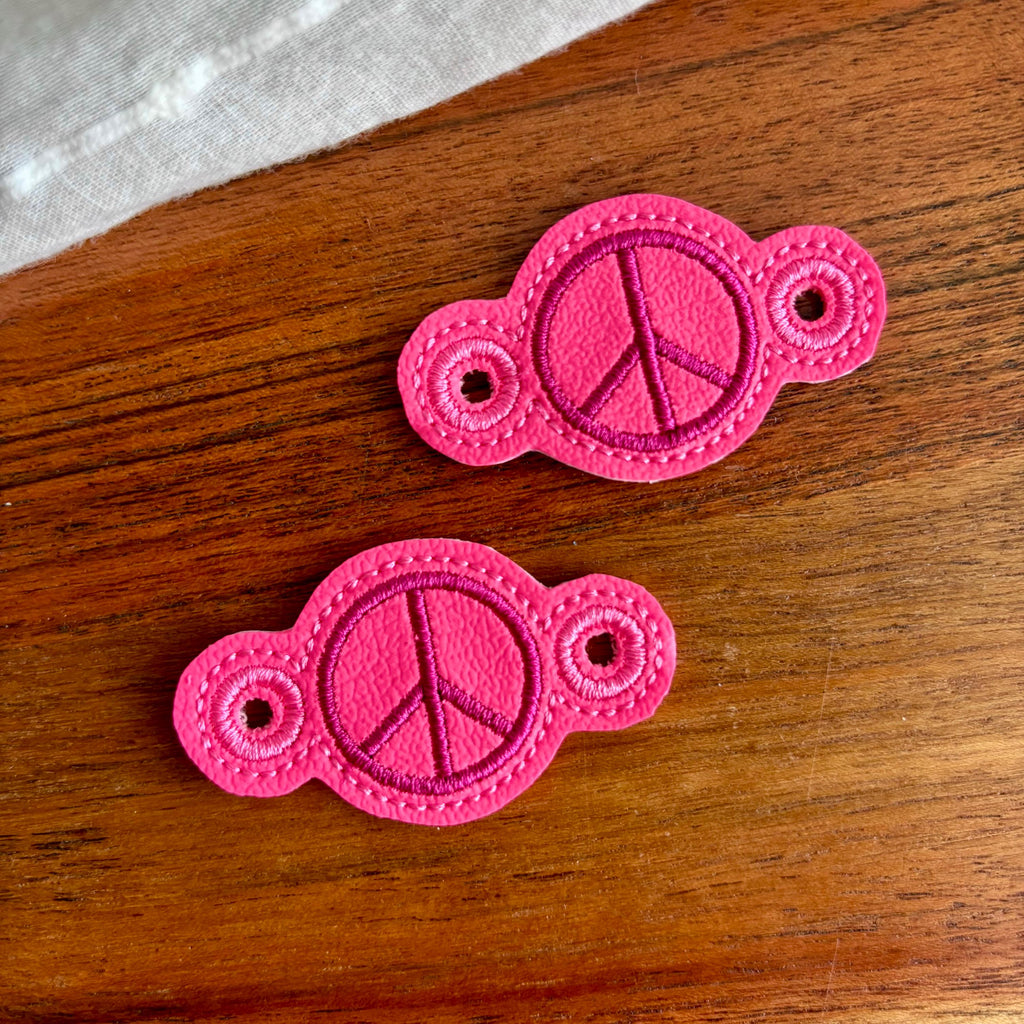 Peace Sign Shoe Charms