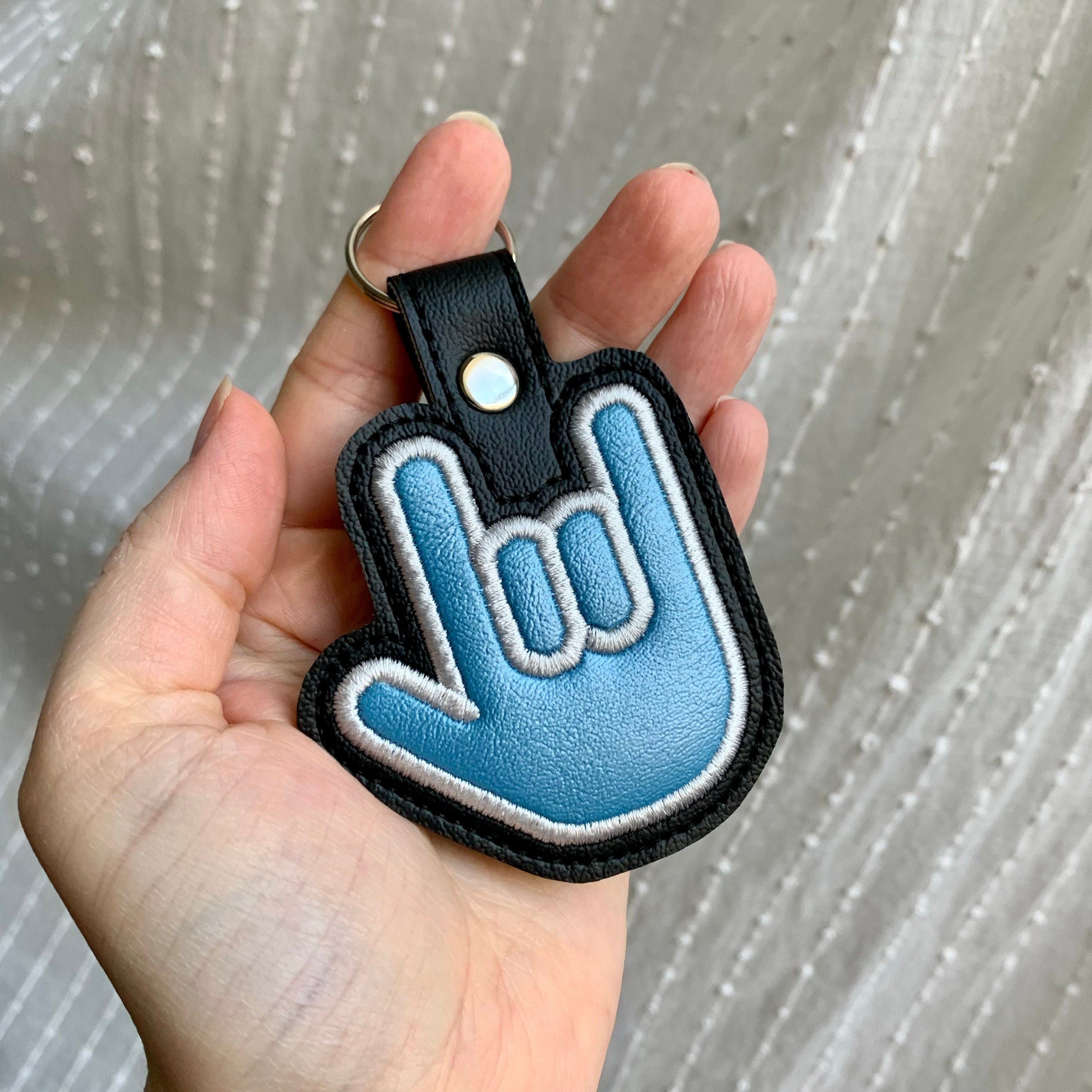 ASL I Love You Keychain