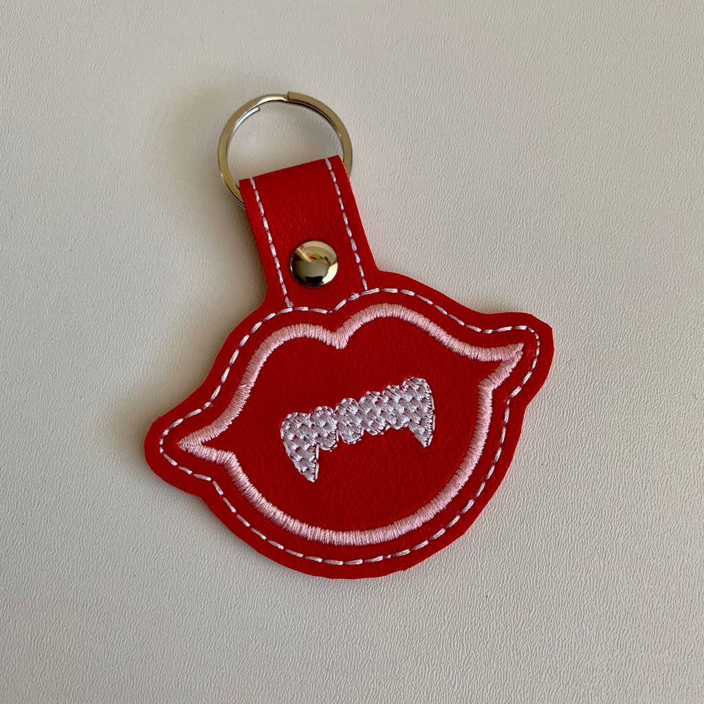 Vampire Lips Keychain