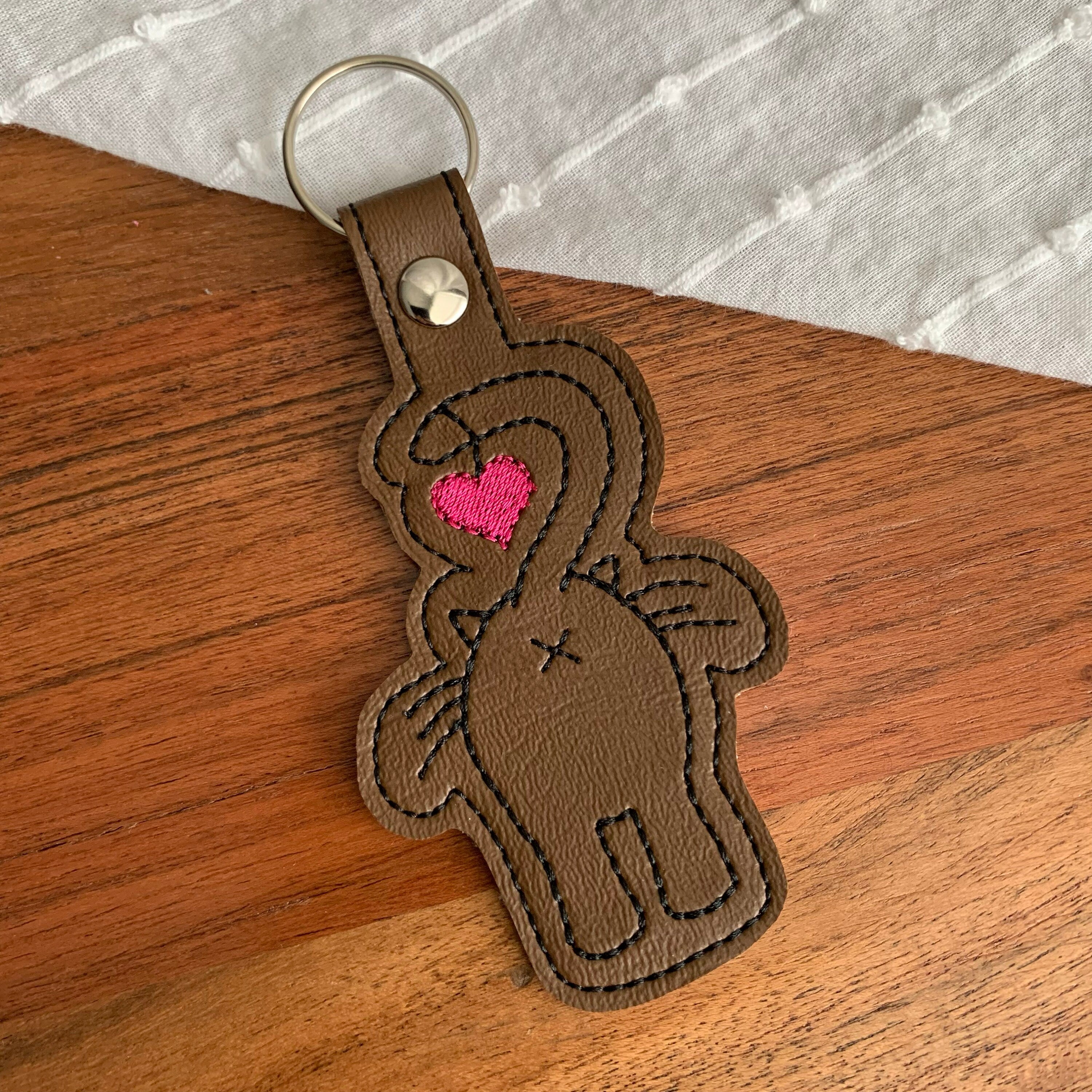 Cat Butt Keychain