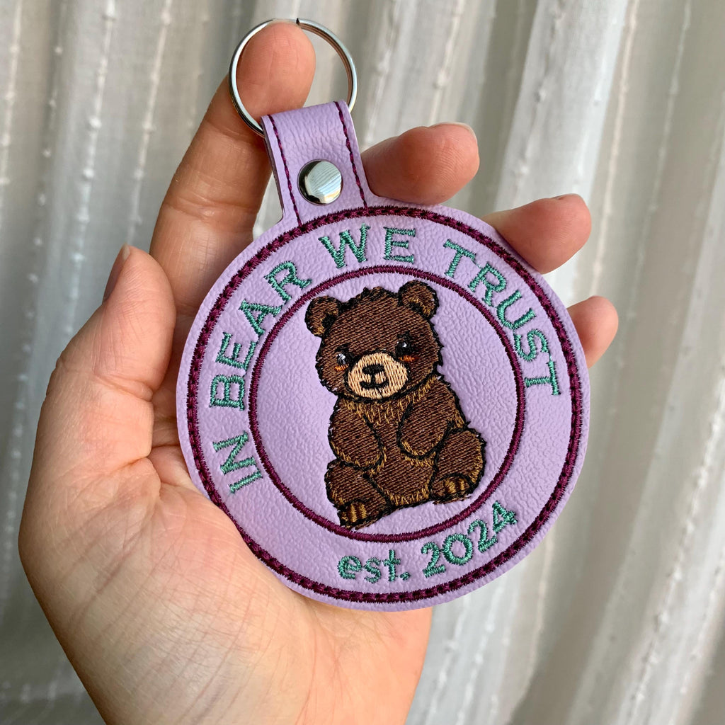 I Choose the Bear Keychain